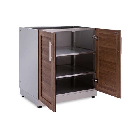 newage outdoor kitchen grove 32-inch stainless steel cabinet|newage stainless steel kitchen cabinets.